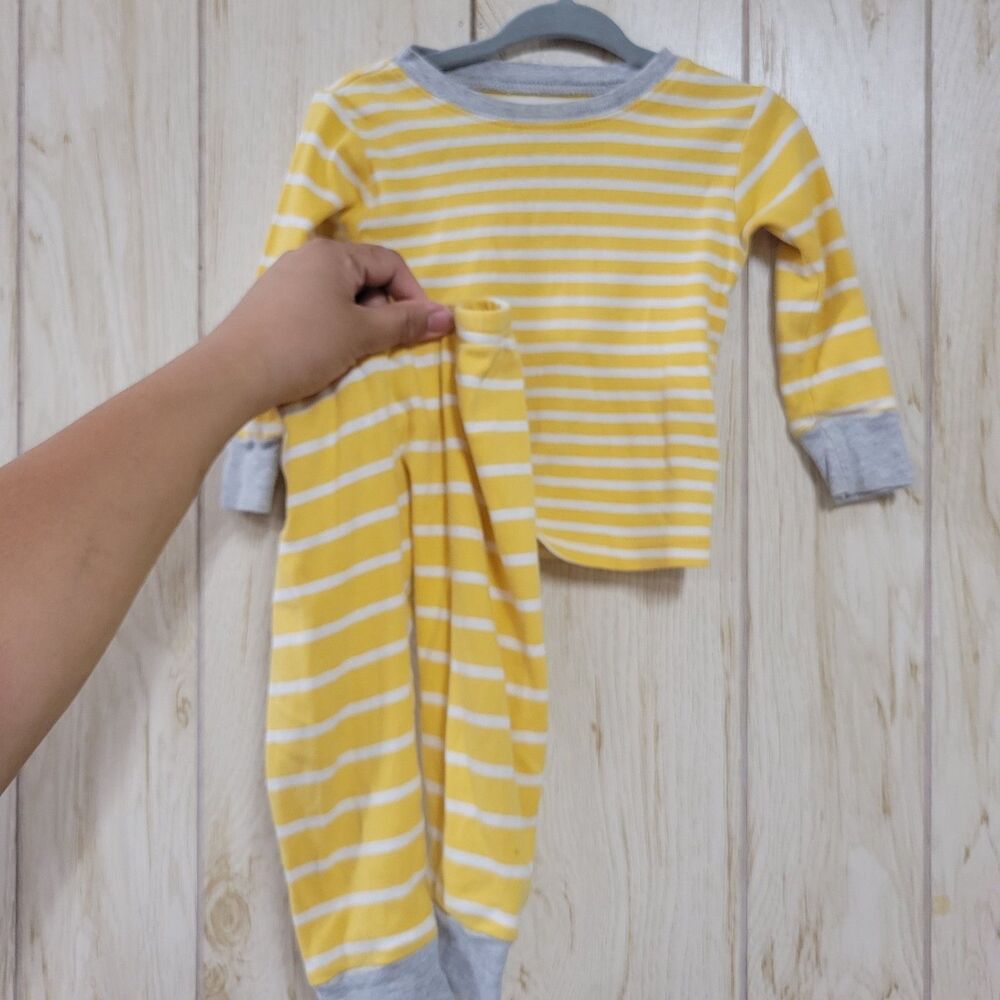 Carter's Yellow and White Pajama Set